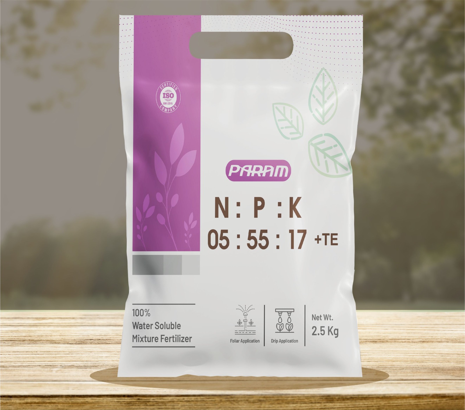 ParamGold NPK 05:55:17 +TE water soluble npk pack